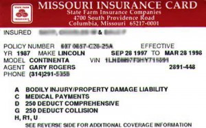 Proof of Insurance